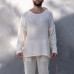 Holiday Casual Loose Comfortable Linen Long Sleeve T-Shirt