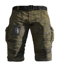 Edgy urban style shorts HF1915-03-04